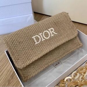 GWP Dior Beauty VIP/Novelty Raffia Shoulder Bag